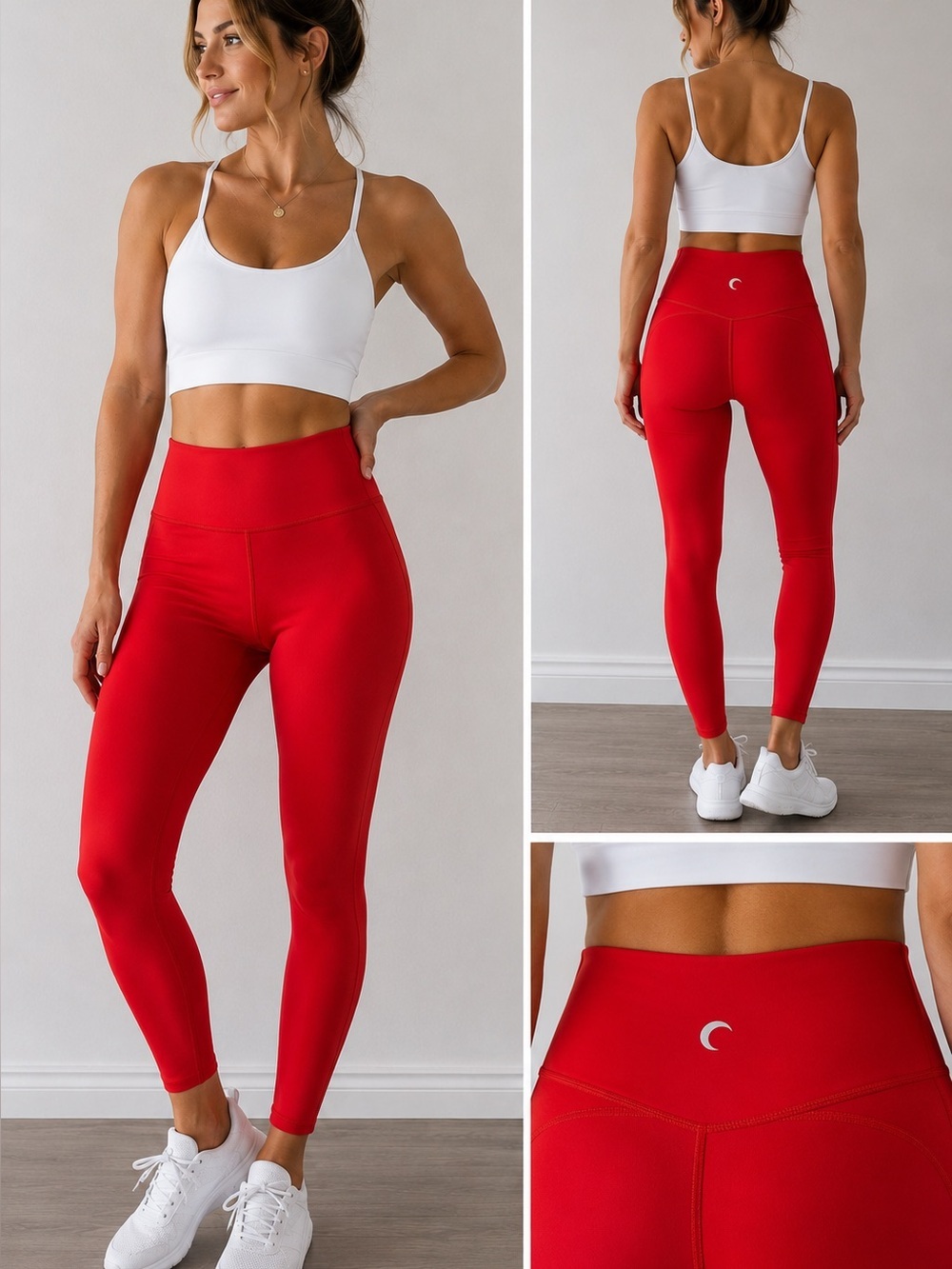 Zyia Active Orange/Red High Rise Performance Leggings Women’s Small size 4